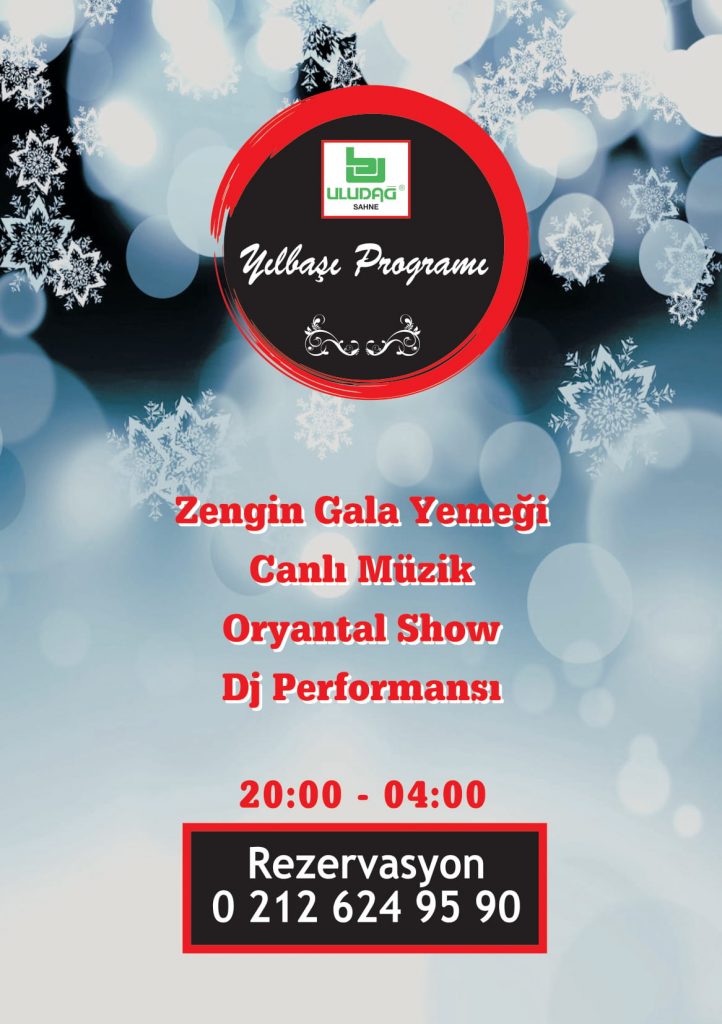 2020 Yılbaşı Özel Menüsü Uludağ Et Lokantası